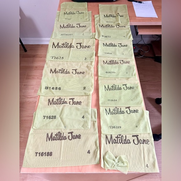 Matilda Jane mesh bags lot of 51 different sz & shapes paint by numbers series - Picture 8 of 10